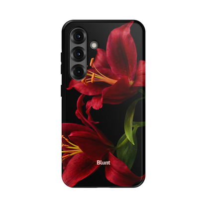 Eclipse Orchid in Red Samsung Case