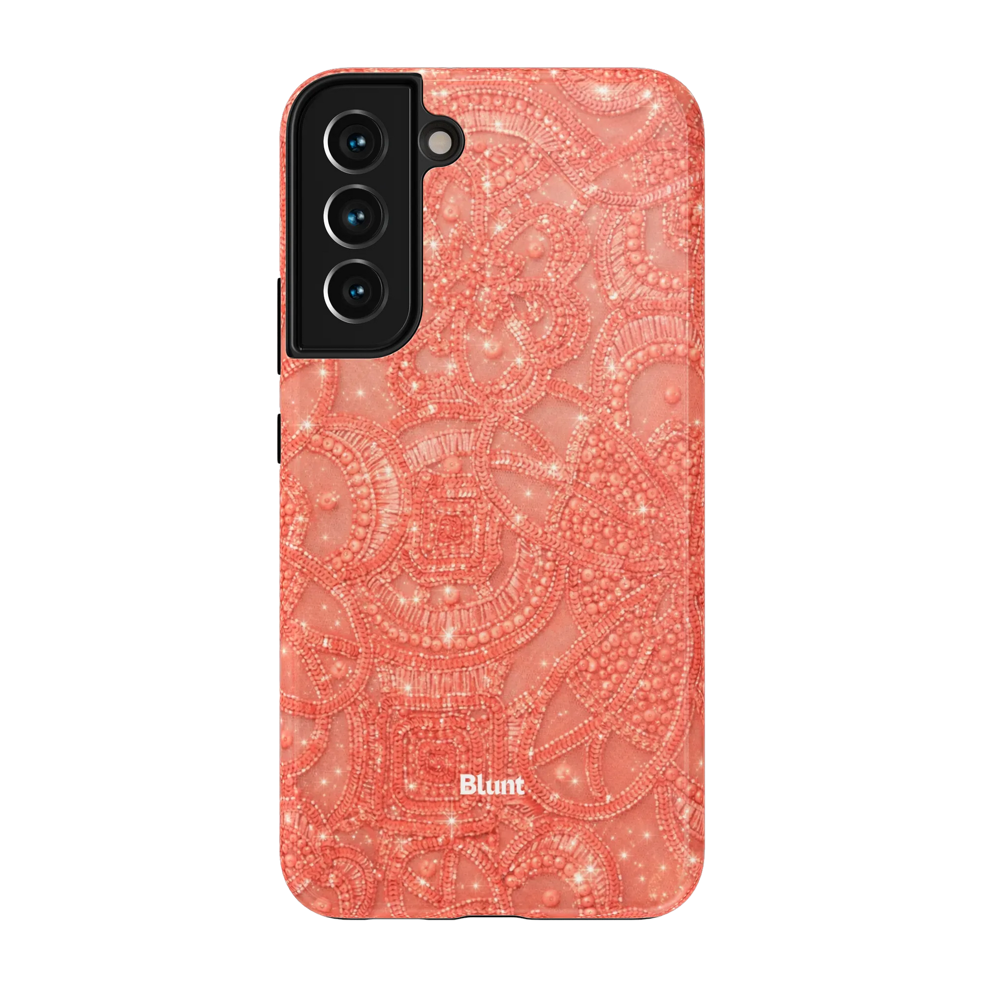 Coral-Glam-samsung-case-Galaxy S22 Plus-1