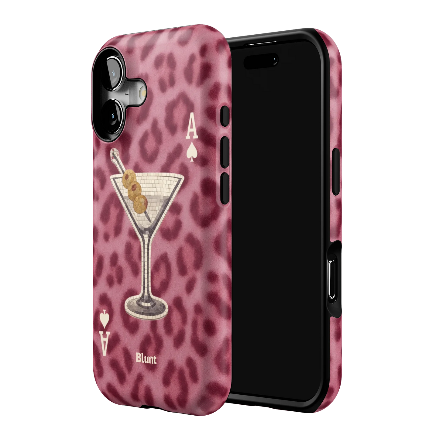 Pink Cheetah Dirty Martini iPhone Case