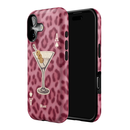 Pink Cheetah Dirty Martini iPhone Case