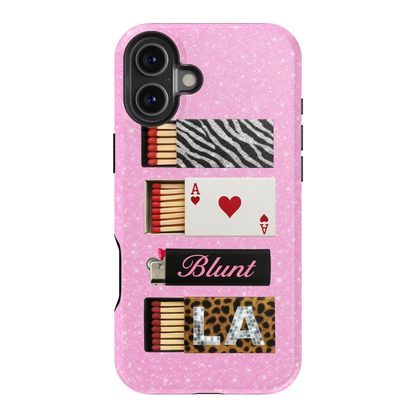 Baby Pink Match iPhone Case