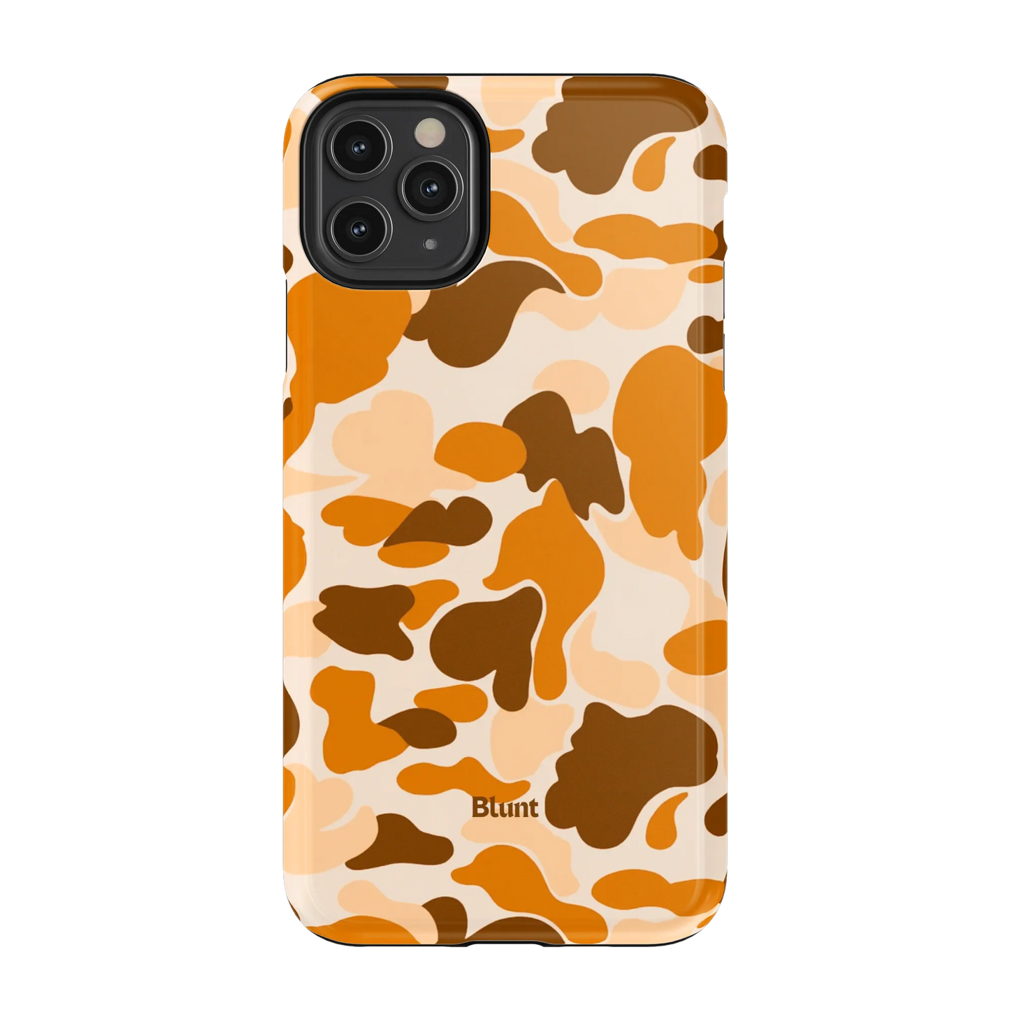 Orange Camo iPhone Case