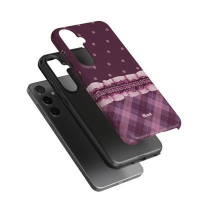 Lilac-Lattice-samsung-case-S24 Plus-3