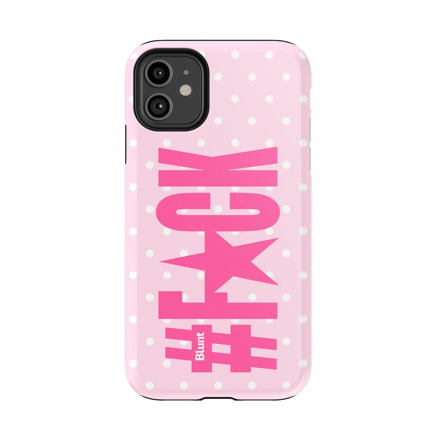 Pink Polka Riot iPhone Case