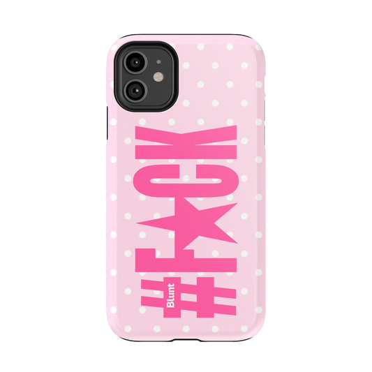 Pink Polka Riot iPhone Case