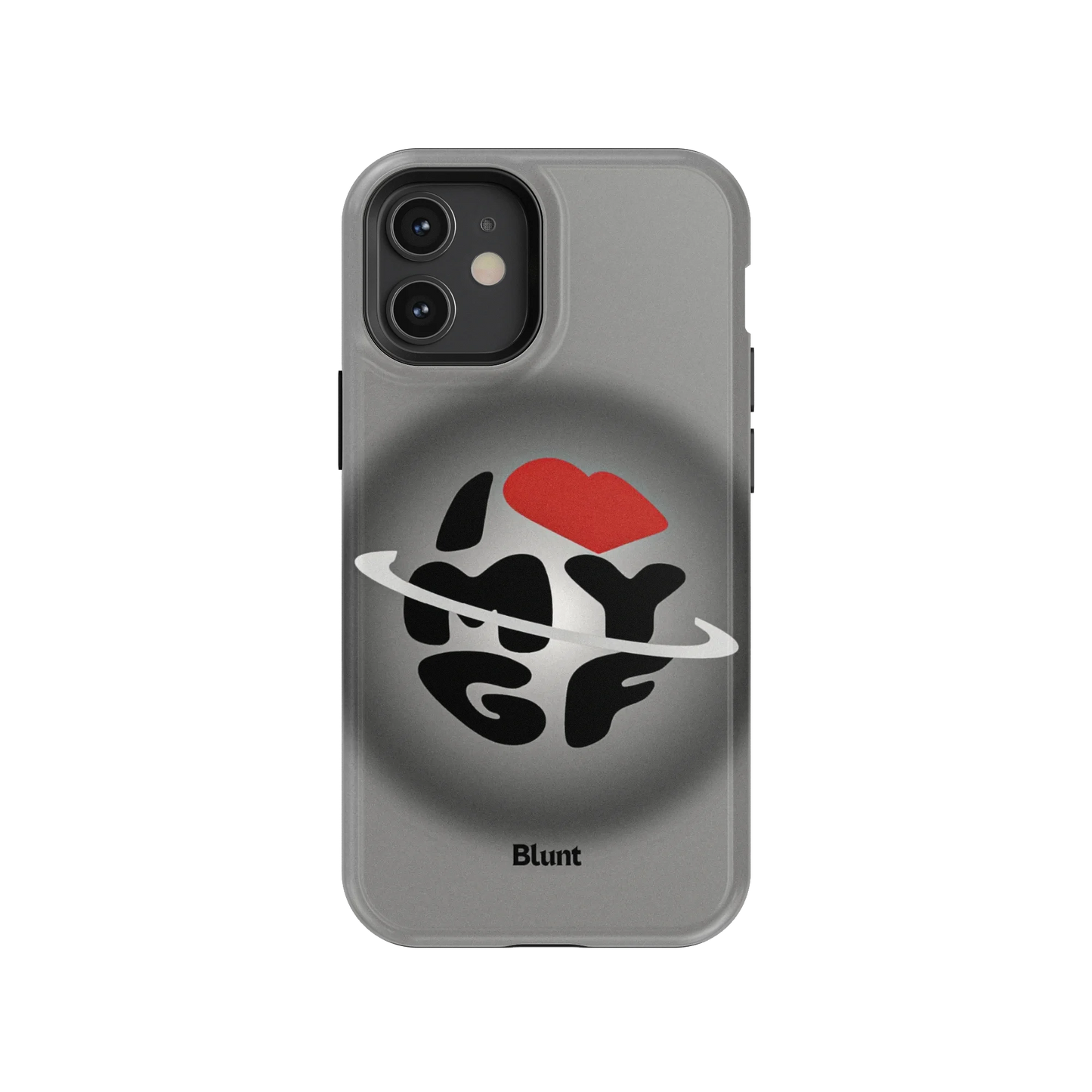 Grey Aura Girlfriend iPhone Case