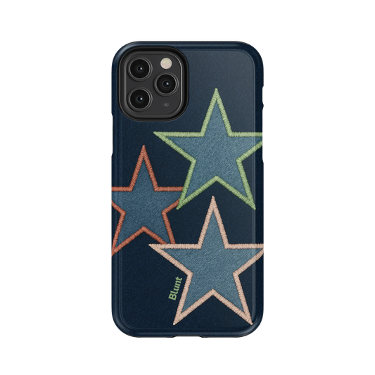 Neon Stars iPhone Case