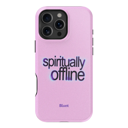 Spiritually Offline iPhone Case
