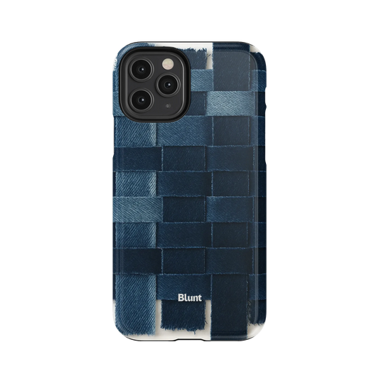 Indigo Weave iPhone Case