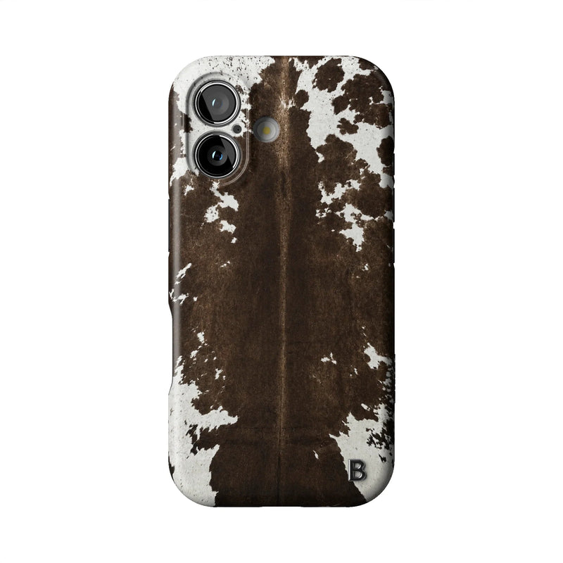 Espresso Hide Statement iPhone Case - Blunt Cases