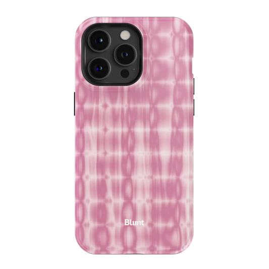 Pink Ripple iPhone Case