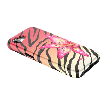 Striped-Lilly-iphone-case-iPhone 16 E-2