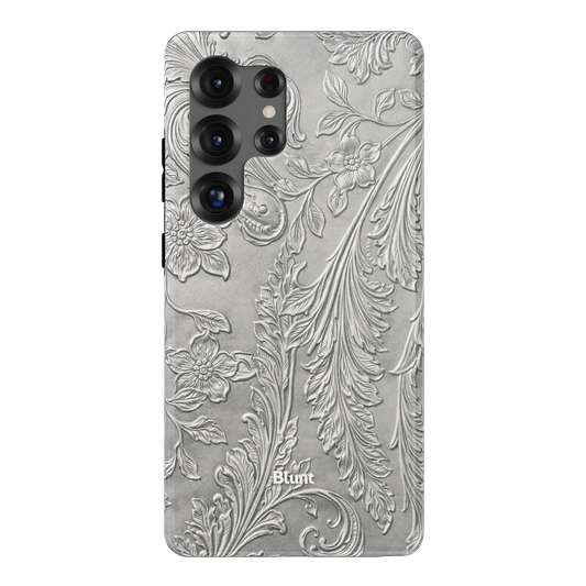 Tooled Silver Samsung Case