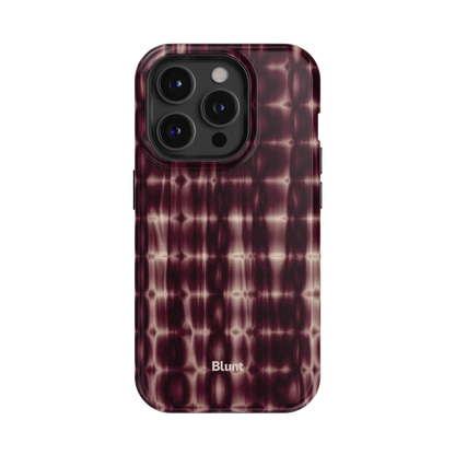 Purple Ripple iPhone Case