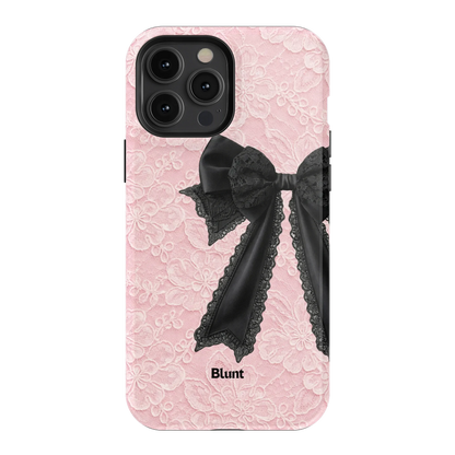 Blushed Bow iPhone Case