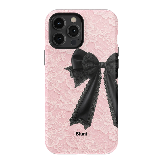 Blushed Bow iPhone Case