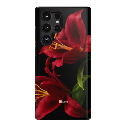 Eclipse Orchid in Red Samsung Case