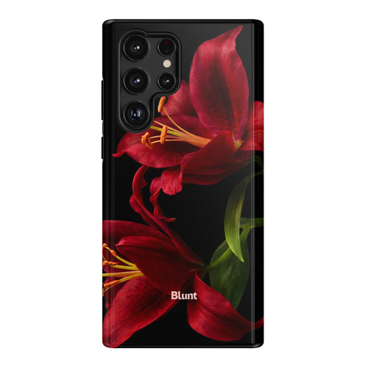 Eclipse Orchid in Red Samsung Case