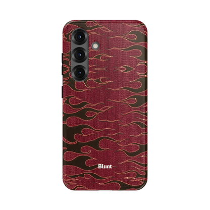 Crimson Fire Samsung Case