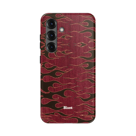 Crimson Fire Samsung Case