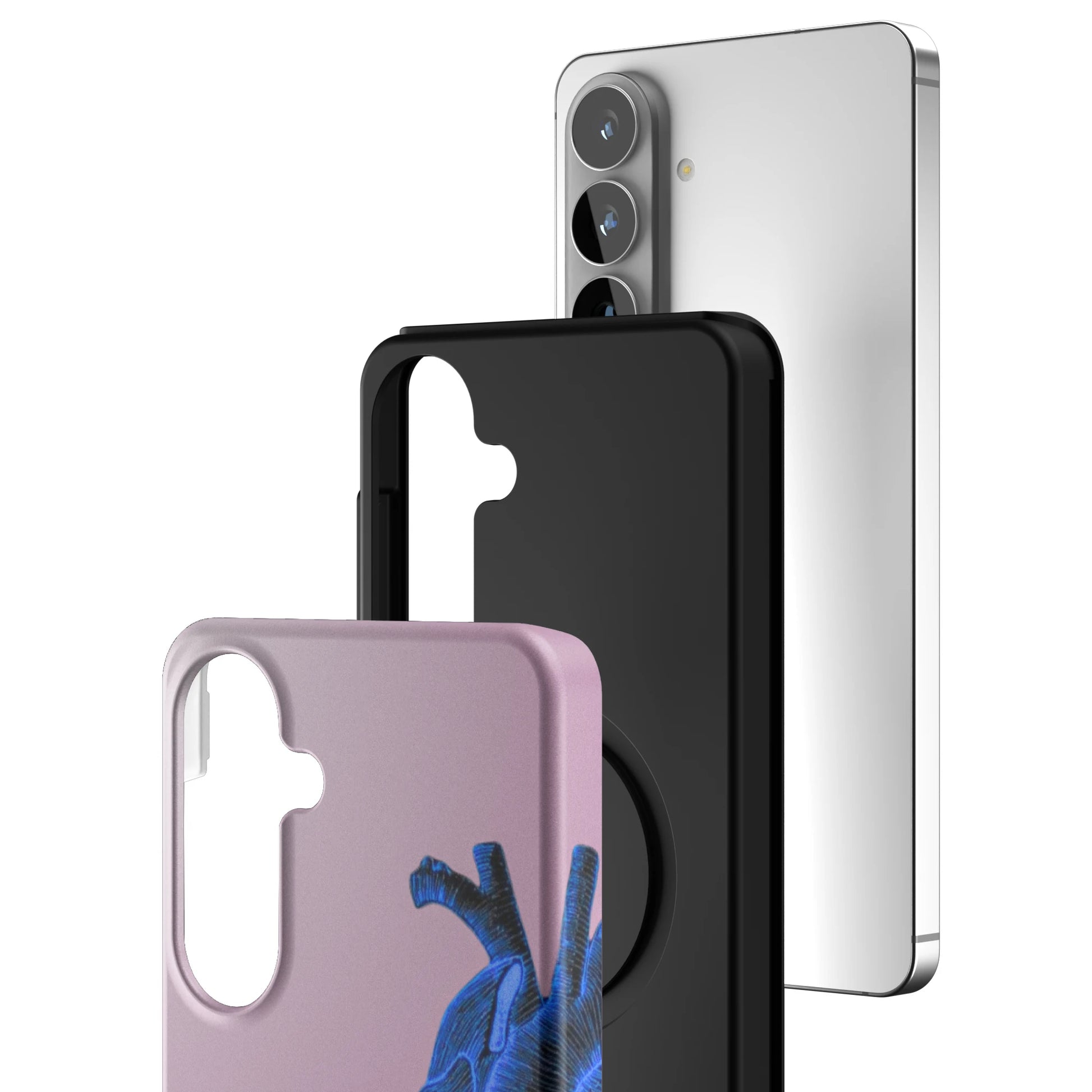Anatomy-Heart-Blue-samsung-case-Galaxy S26 Plus-3