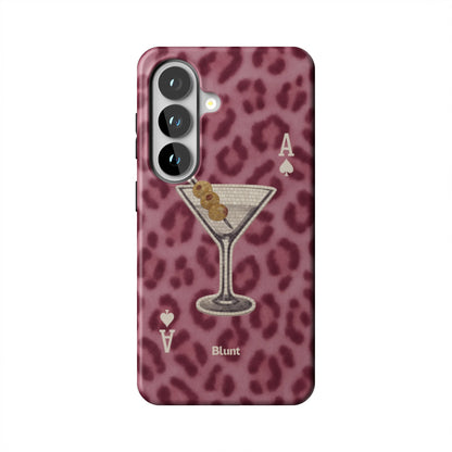 Pink Cheetah Dirty Martini Samsung Case