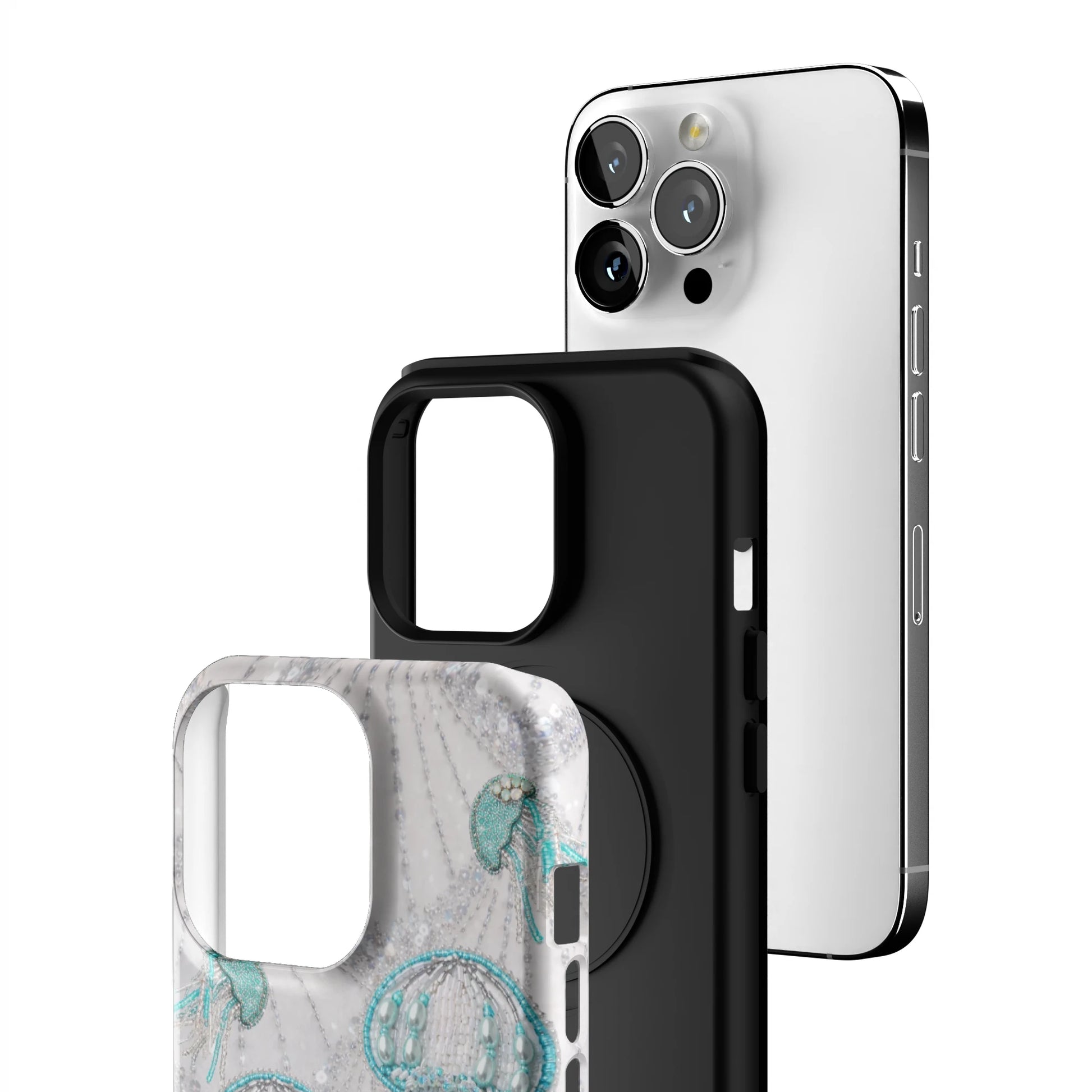 Silver-Jelly-iphone-case-iPhone 13 Pro-3