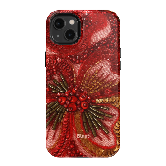 Crimson iPhone Case