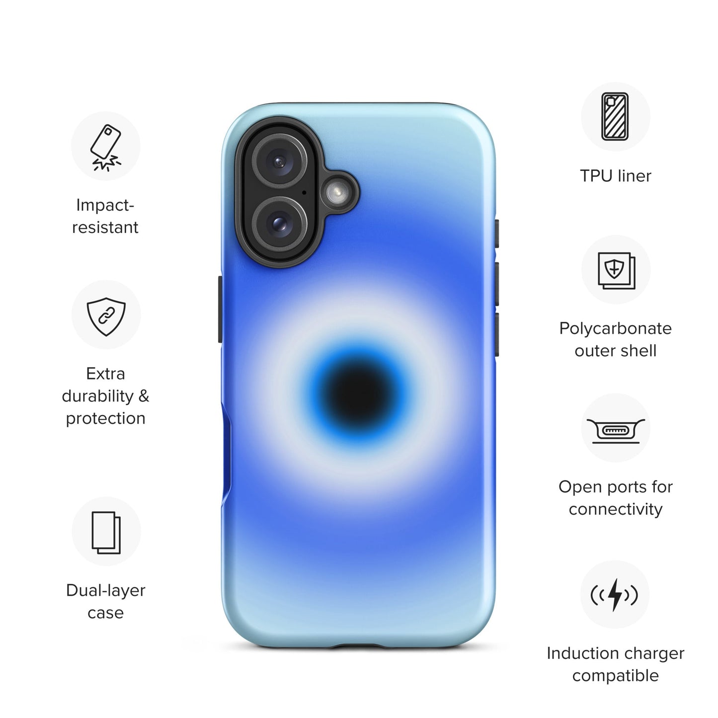 Evil Eye Aura iPhone case - Blunt Cases