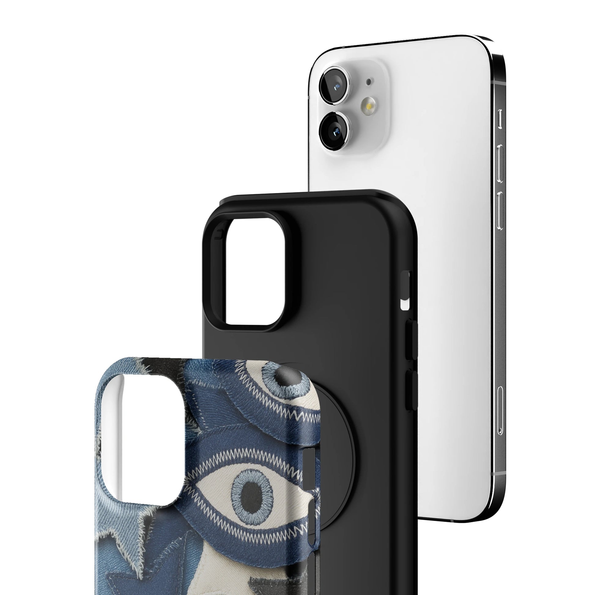 Evil Eye Denim iPhone Case gallery - Iphone_12_Iphone_3