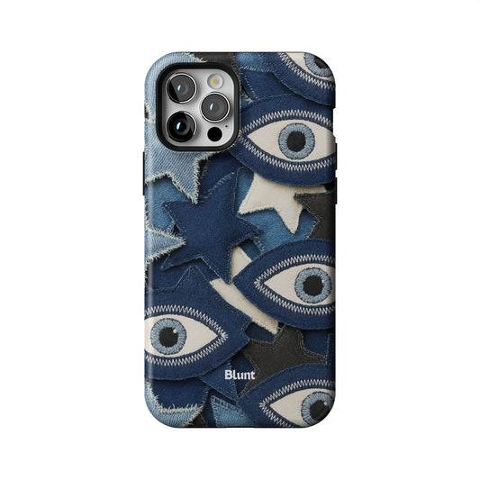 Evil Eye Denim iPhone Case gallery - Iphone_12_Pro_1