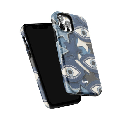 Evil Eye Denim iPhone Case gallery - Iphone_12_Pro_6