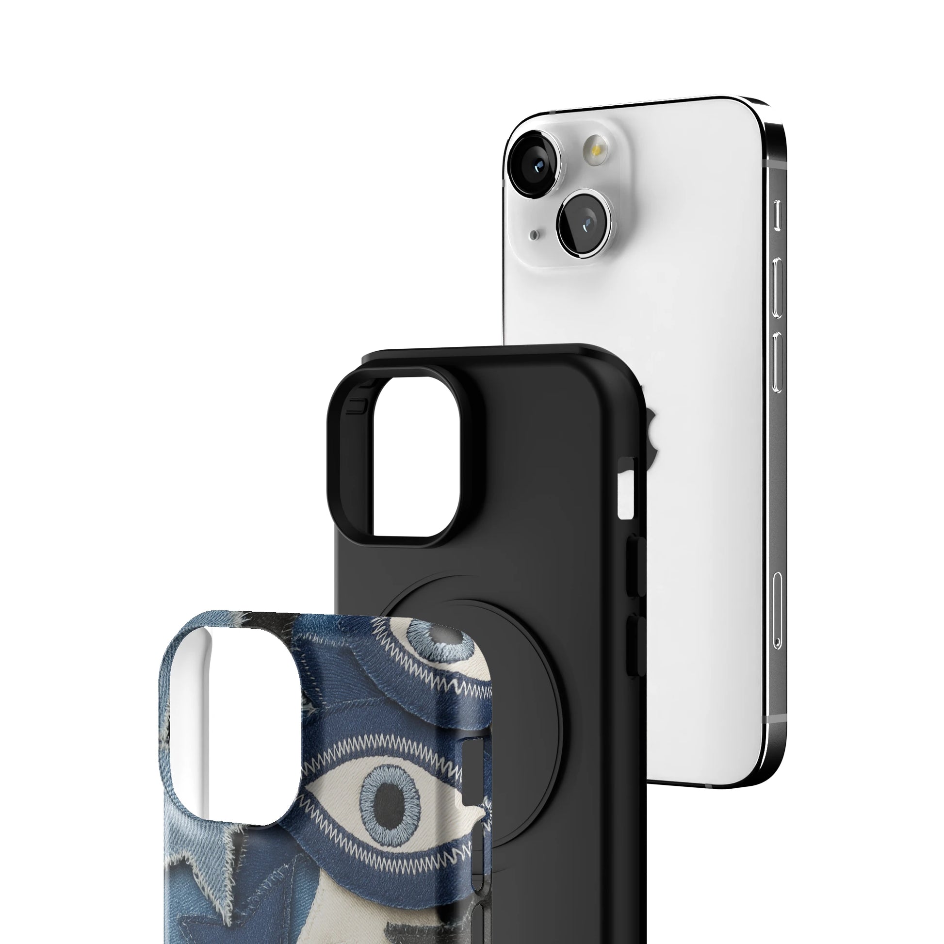 Evil Eye Denim iPhone Case gallery - Iphone_13_Mini_Air_Plus_3