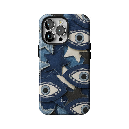 Evil Eye Denim iPhone Case gallery - Iphone_13_Pro_1