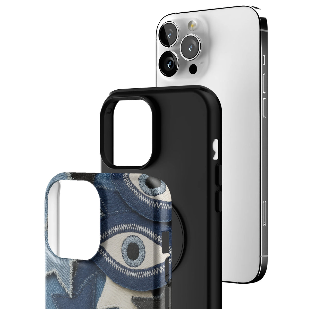 Evil Eye Denim iPhone Case gallery - Iphone_13_Pro_Max_3