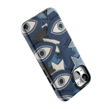 Evil Eye Denim iPhone Case gallery - Iphone_14_Iphone_5