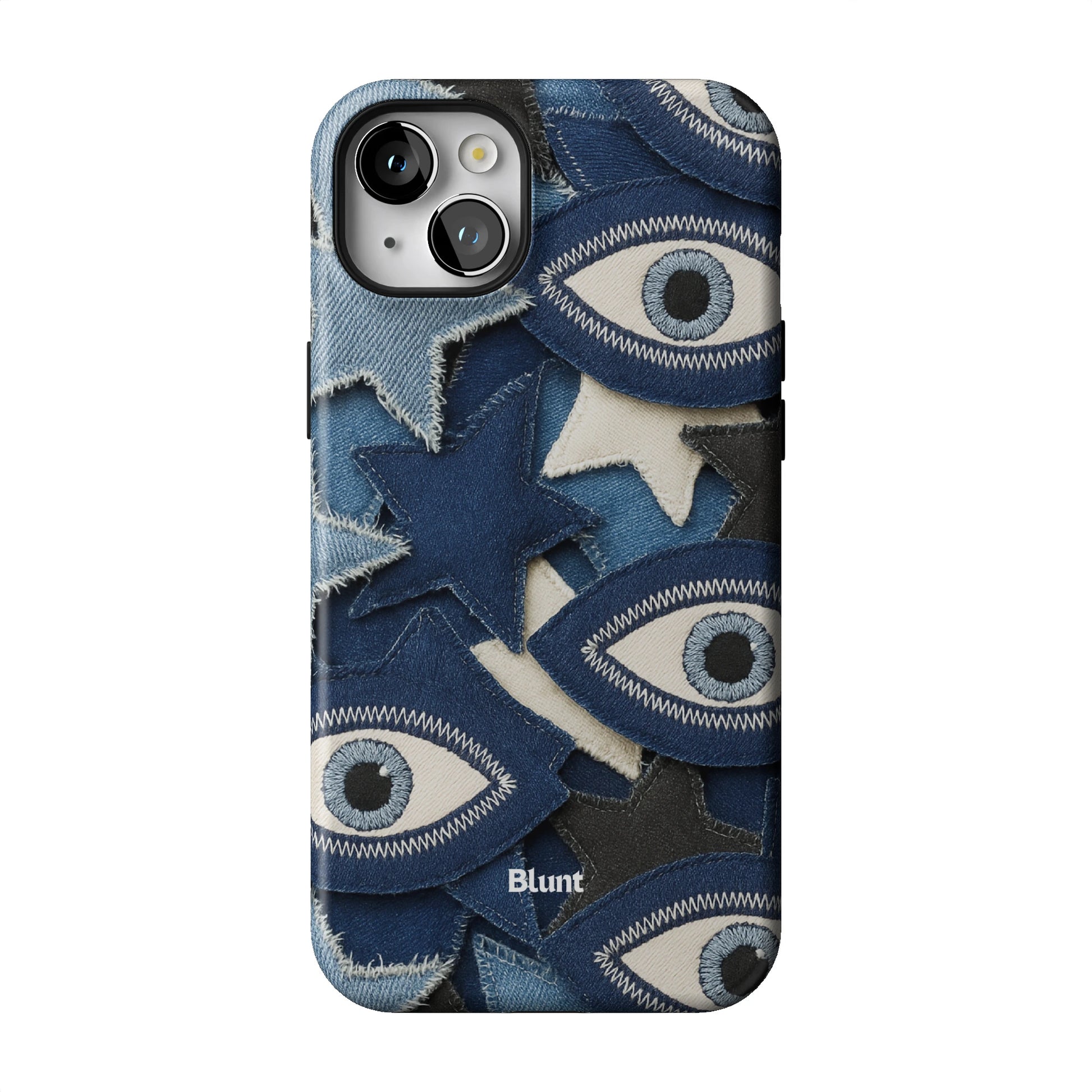 Evil Eye Denim iPhone Case gallery - Iphone_14_Mini_Air_Plus_1