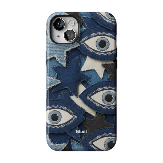 Evil Eye Denim iPhone Case gallery - Iphone_14_Mini_Air_Plus_1