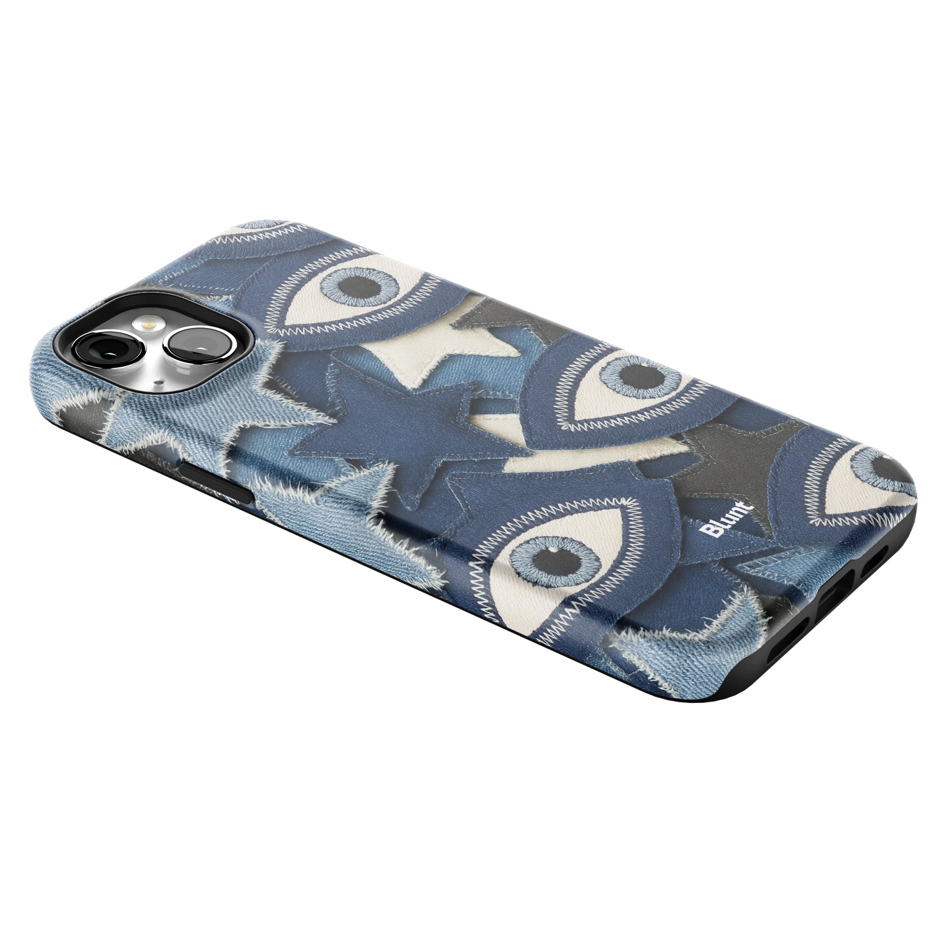 Evil Eye Denim iPhone Case gallery - Iphone_14_Mini_Air_Plus_2