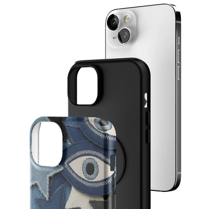 Evil Eye Denim iPhone Case gallery - Iphone_14_Mini_Air_Plus_3