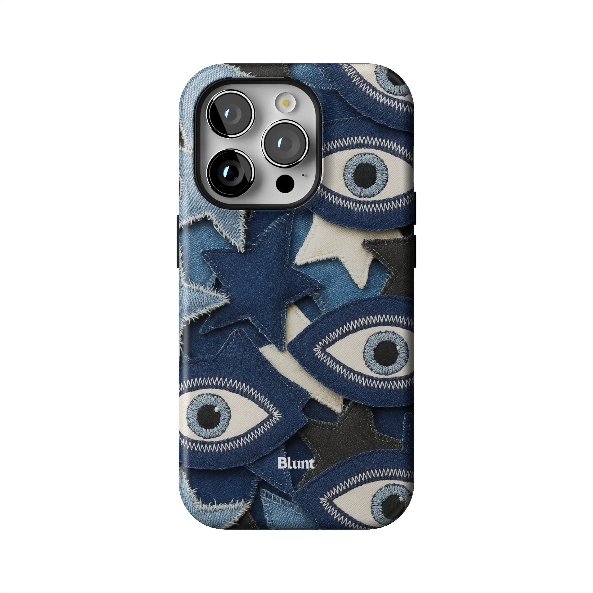 Evil Eye Denim iPhone Case gallery - Iphone_14_Pro_1