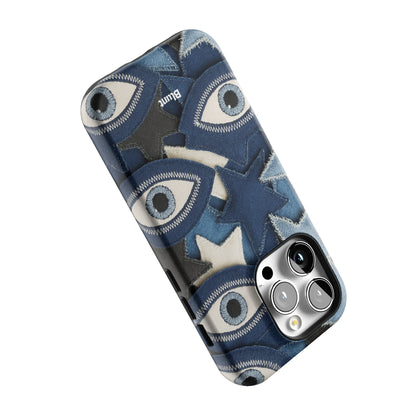 Evil Eye Denim iPhone Case gallery - Iphone_14_Pro_5