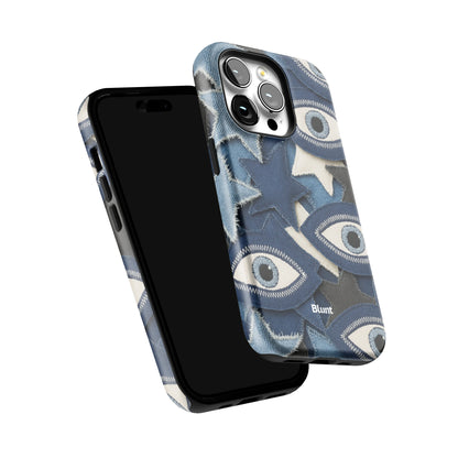 Evil Eye Denim iPhone Case gallery - Iphone_14_Pro_6