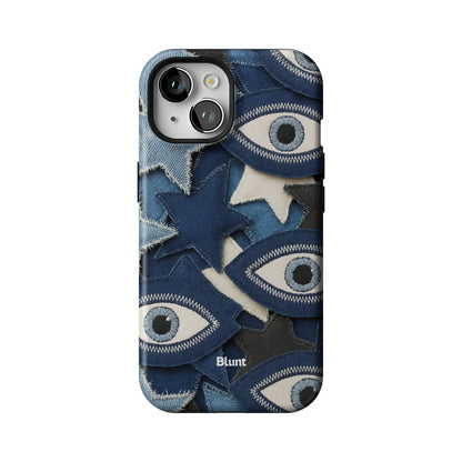 Evil Eye Denim iPhone Case gallery - Iphone_15_Iphone_1