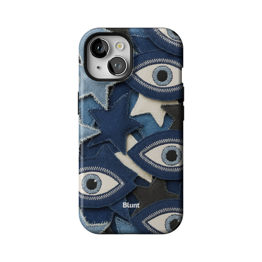 Evil Eye Denim iPhone Case gallery - Iphone_15_Iphone_1