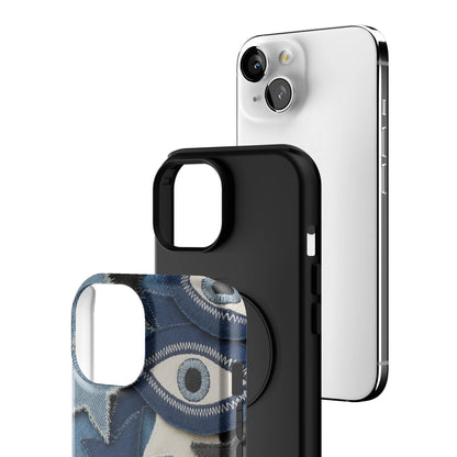 Evil Eye Denim iPhone Case gallery - Iphone_15_Iphone_3