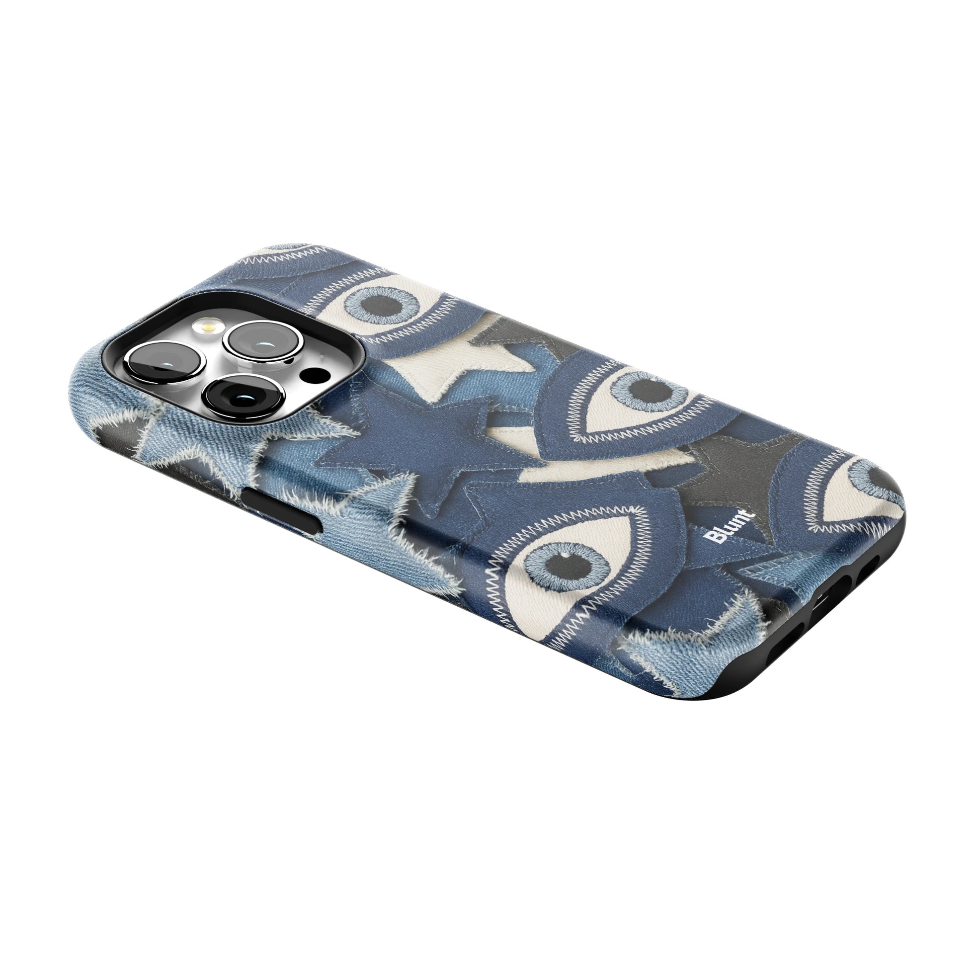 Evil Eye Denim iPhone Case gallery - Iphone_15_Pro_2