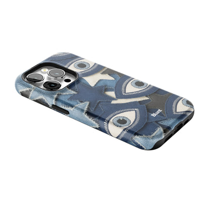 Evil Eye Denim iPhone Case gallery - Iphone_15_Pro_2