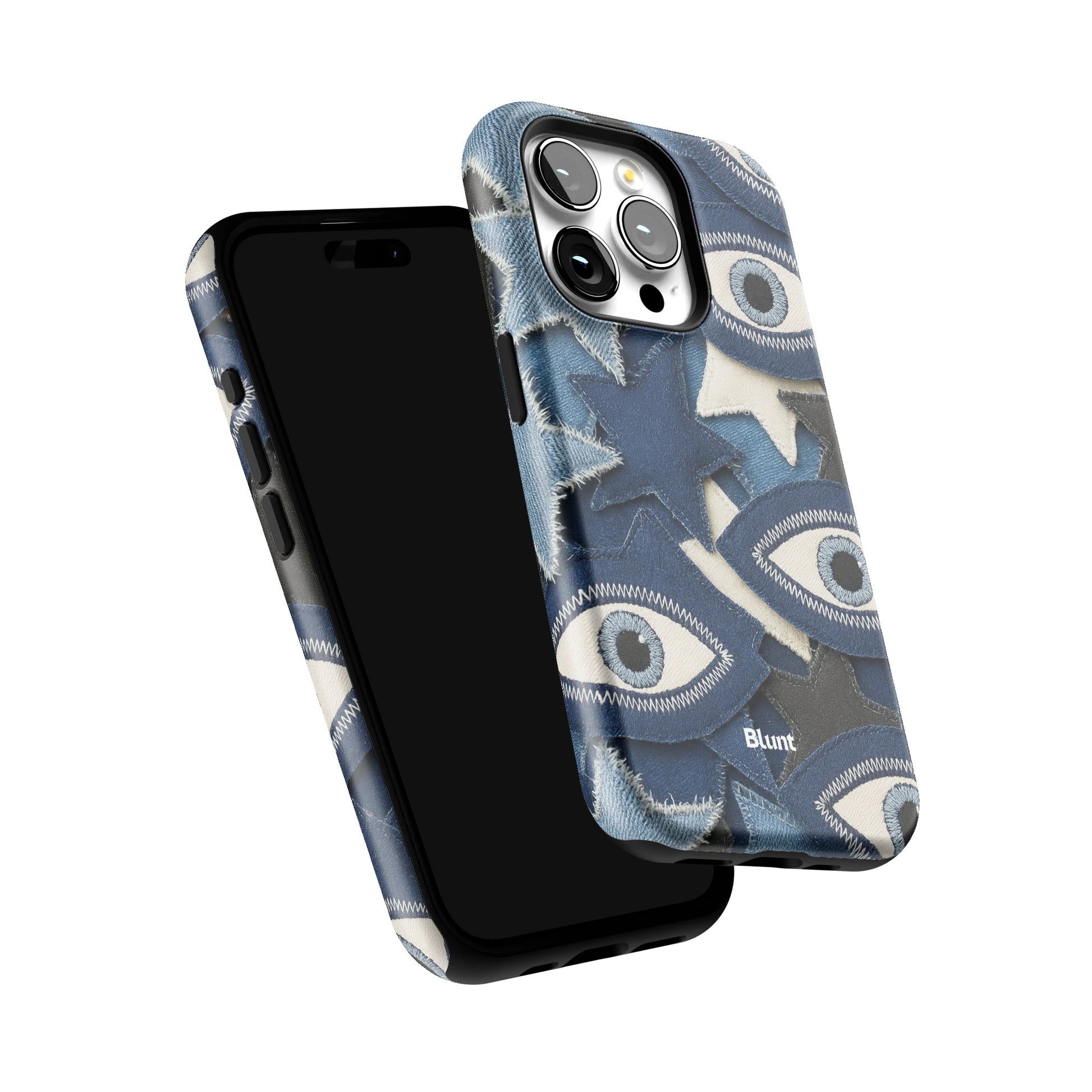 Evil Eye Denim iPhone Case gallery - Iphone_15_Pro_6