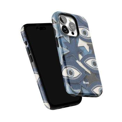 Evil Eye Denim iPhone Case gallery - Iphone_15_Pro_6